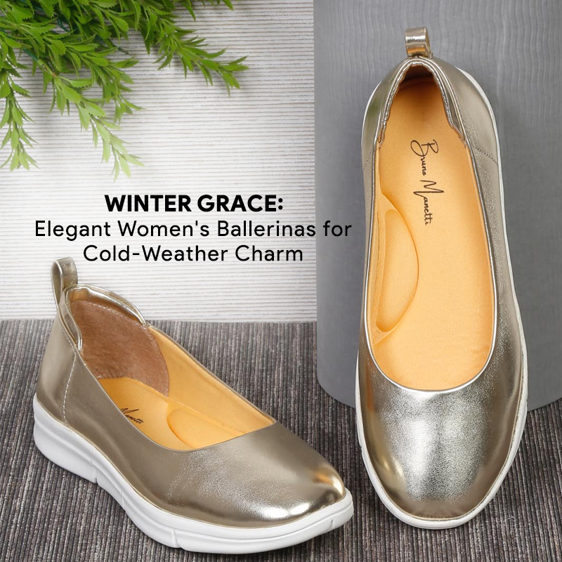 Winter Grace: Elegant Women's Ballerinas for Cold-Weather Charm